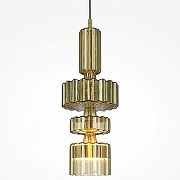 Подвесной светильник Maytoni Level MOD253PL-L18BS3K3 цвет плафона/подвески Коньячный, цвет арматуры Латунь