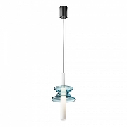 Подвесной светильник Maytoni Sound Wave MOD255PL-01B2 цвет плафона/подвески Белый, Синий, цвет арматуры Черный-1