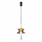 Подвесной светильник Maytoni Sound Wave MOD255PL-01B3 цвет плафона/подвески Белый, Золото, цвет арматуры Черный-1