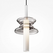 Подвесной светильник Maytoni Sound Wave MOD255PL-01B4 цвет плафона/подвески Белый, Серый, цвет арматуры Черный