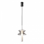 Подвесной светильник Maytoni Sound Wave MOD255PL-01B4 цвет плафона/подвески Белый, Серый, цвет арматуры Черный-1