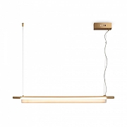 Подвесной светильник Maytoni Loom MOD258PL-L20BS3K цвет плафона/подвески Прозрачный, цвет арматуры Латунь-1