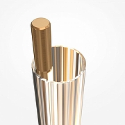 Настольная лампа Maytoni Loom MOD258TL-L8BS3K цвет плафона/подвески Прозрачный, цвет арматуры Латунь-2