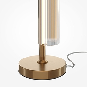 Настольная лампа Maytoni Loom MOD258TL-L8BS3K цвет плафона/подвески Прозрачный, цвет арматуры Латунь-5