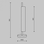 Настольная лампа Maytoni Loom MOD258TL-L8BS3K цвет плафона/подвески Прозрачный, цвет арматуры Латунь-7