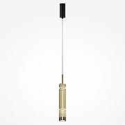 Подвесной светильник Maytoni Ordo MOD272PL-L12BS3K1 цвет плафона/подвески Коньячный, цвет арматуры Латунь-1