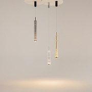 Подвесной светильник Maytoni Ordo MOD272PL-L12CH3K1 цвет плафона/подвески Прозрачный, цвет арматуры Хром-5