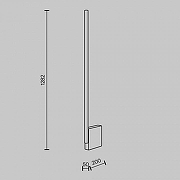 Торшер Maytoni Solid MOD277FL-L24GR3K цвет плафона/подвески Белый, цвет арматуры Серый-11