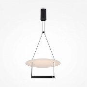 Подвесной светильник Maytoni Halo MOD280PL-L23B3K цвет плафона/подвески Белый, цвет арматуры Черный-1