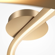 Накладной светильник Maytoni Plons MOD283CL-L34BS3K цвет плафона/подвески Белый, Латунь, цвет арматуры Латунь-3