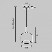 Подвесной светильник Maytoni Sp1r1to MOD286PL-L18W3K цвет плафона/подвески Белый, цвет арматуры Белый-12