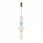 Подвесной светильник Maytoni Adore MOD297PL-L24BS3K1 цвет плафона/подвески Красный, Синий, Зеленый, цвет арматуры Латунь-1