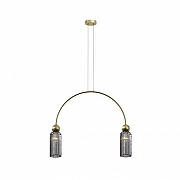 Подвесной светильник Maytoni Ant1c MOD302PL-02GR цвет плафона/подвески Светло-серый, цвет арматуры Золото-2