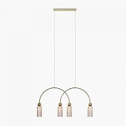 Подвесной светильник Maytoni Ant1c MOD302PL-04CG цвет плафона/подвески Коньячный, цвет арматуры Золото-3