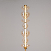 Торшер Maytoni Futuro MOD307FL-L40BS3K цвет плафона/подвески Оранжевый, цвет арматуры Латунь-2