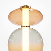 Торшер Maytoni Futuro MOD307FL-L40BS3K цвет плафона/подвески Оранжевый, цвет арматуры Латунь-5