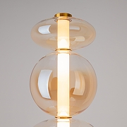 Торшер Maytoni Futuro MOD307FL-L40BS3K цвет плафона/подвески Оранжевый, цвет арматуры Латунь-7