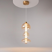 Подвесной светильник Maytoni Futuro MOD307PL-L24BS3K цвет плафона/подвески Оранжевый, цвет арматуры Латунь-2