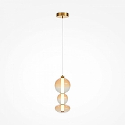 Подвесной светильник Maytoni Futuro MOD307PL-L24BS3K цвет плафона/подвески Оранжевый, цвет арматуры Латунь-4