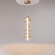 Подвесной светильник Maytoni Futuro MOD307PL-L36BS3K цвет плафона/подвески Оранжевый, цвет арматуры Латунь-2