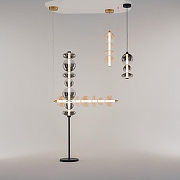 Подвесной светильник Maytoni Futuro MOD307PL-L36BS3K цвет плафона/подвески Оранжевый, цвет арматуры Латунь-5