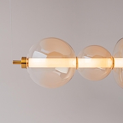 Подвесной светильник Maytoni Futuro MOD307PL-L40BS3K цвет плафона/подвески Оранжевый, цвет арматуры Латунь-6