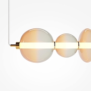 Подвесной светильник Maytoni Futuro MOD307PL-L40BS3K цвет плафона/подвески Оранжевый, цвет арматуры Латунь-9