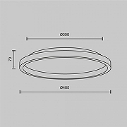 Накладной светильник Maytoni Or1gn MOD311CL-L27B3K цвет плафона/подвески Черный, цвет арматуры Черный-9