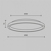 Накладной светильник Maytoni Or1gn MOD311CL-L40B3K цвет плафона/подвески Черный, цвет арматуры Черный-8