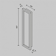 Накладной светильник Maytoni Or1gn MOD311WL-L55B3K цвет плафона/подвески Черный, цвет арматуры Черный-12