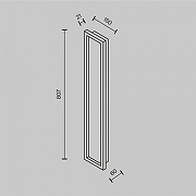 Накладной светильник Maytoni Or1gn MOD311WL-L70B3K цвет плафона/подвески Черный, цвет арматуры Черный-9
