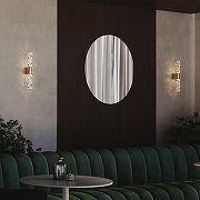 Накладной светильник Maytoni Selemo MOD328WL-L5BS3K цвет плафона/подвески Прозрачный, цвет арматуры Латунь-5