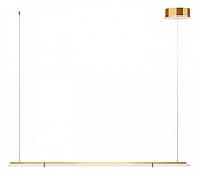 Подвесной светильник Maytoni Plume MOD340PL-L20BS3K цвет плафона/подвески Прозрачный, цвет арматуры Латунь-1