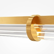 Подвесной светильник Maytoni Plume MOD340PL-L28BS3K цвет плафона/подвески Прозрачный, цвет арматуры Латунь-5