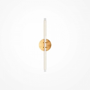 Бра Maytoni Plume MOD340WL-L10BS3K цвет плафона/подвески Прозрачный, цвет арматуры Латунь-1