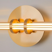 Бра Maytoni Plume MOD340WL-L10BS3K цвет плафона/подвески Прозрачный, цвет арматуры Латунь-5