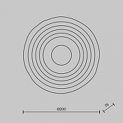 Накладной светильник Maytoni Sparkle MOD343WL-L5BS3K цвет плафона/подвески Прозрачный, цвет арматуры Латунь-6