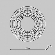 Накладной светильник Maytoni Sparkle MOD343WL-L5BS3K2 цвет плафона/подвески Прозрачный, цвет арматуры Латунь-6