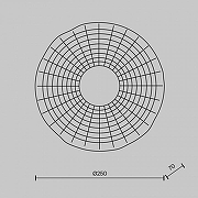 Накладной светильник Maytoni Sparkle MOD343WL-L5BS3K3 цвет плафона/подвески Прозрачный, цвет арматуры Латунь-6