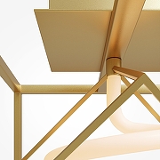 Накладной светильник Maytoni Membrane MOD345CL-L9BS3K цвет плафона/подвески Белый, Латунь, цвет арматуры Латунь-6