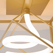 Накладной светильник Maytoni Membrane MOD345CL-L9BS3K цвет плафона/подвески Белый, Латунь, цвет арматуры Латунь-7