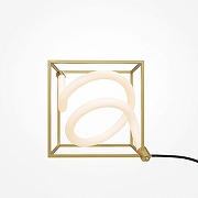 Настольная лампа Maytoni Membrane MOD345TL-L11BS3K цвет плафона/подвески Белый, Латунь, цвет арматуры Латунь-1