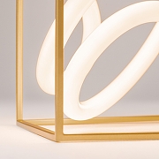 Настольная лампа Maytoni Membrane MOD345TL-L11BS3K цвет плафона/подвески Белый, Латунь, цвет арматуры Латунь-9