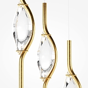 Подвесной светильник Maytoni Foresight MOD347PL-L48BS3K цвет плафона/подвески Прозрачный, цвет арматуры Латунь-5