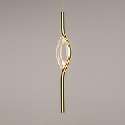 Подвесной светильник Maytoni Foresight MOD347PL-L8BS3K цвет плафона/подвески Прозрачный, цвет арматуры Латунь-3