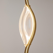 Подвесной светильник Maytoni Foresight MOD347PL-L8BS3K цвет плафона/подвески Прозрачный, цвет арматуры Латунь-8