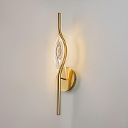 Бра Maytoni Foresight MOD347WL-L8BS3K цвет плафона/подвески Прозрачный, цвет арматуры Латунь-4