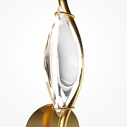 Бра Maytoni Foresight MOD347WL-L8BS3K цвет плафона/подвески Прозрачный, цвет арматуры Латунь-6