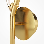 Бра Maytoni Foresight MOD347WL-L8BS3K цвет плафона/подвески Прозрачный, цвет арматуры Латунь-7