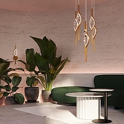 Бра Maytoni Foresight MOD347WL-L8BS3K цвет плафона/подвески Прозрачный, цвет арматуры Латунь-10